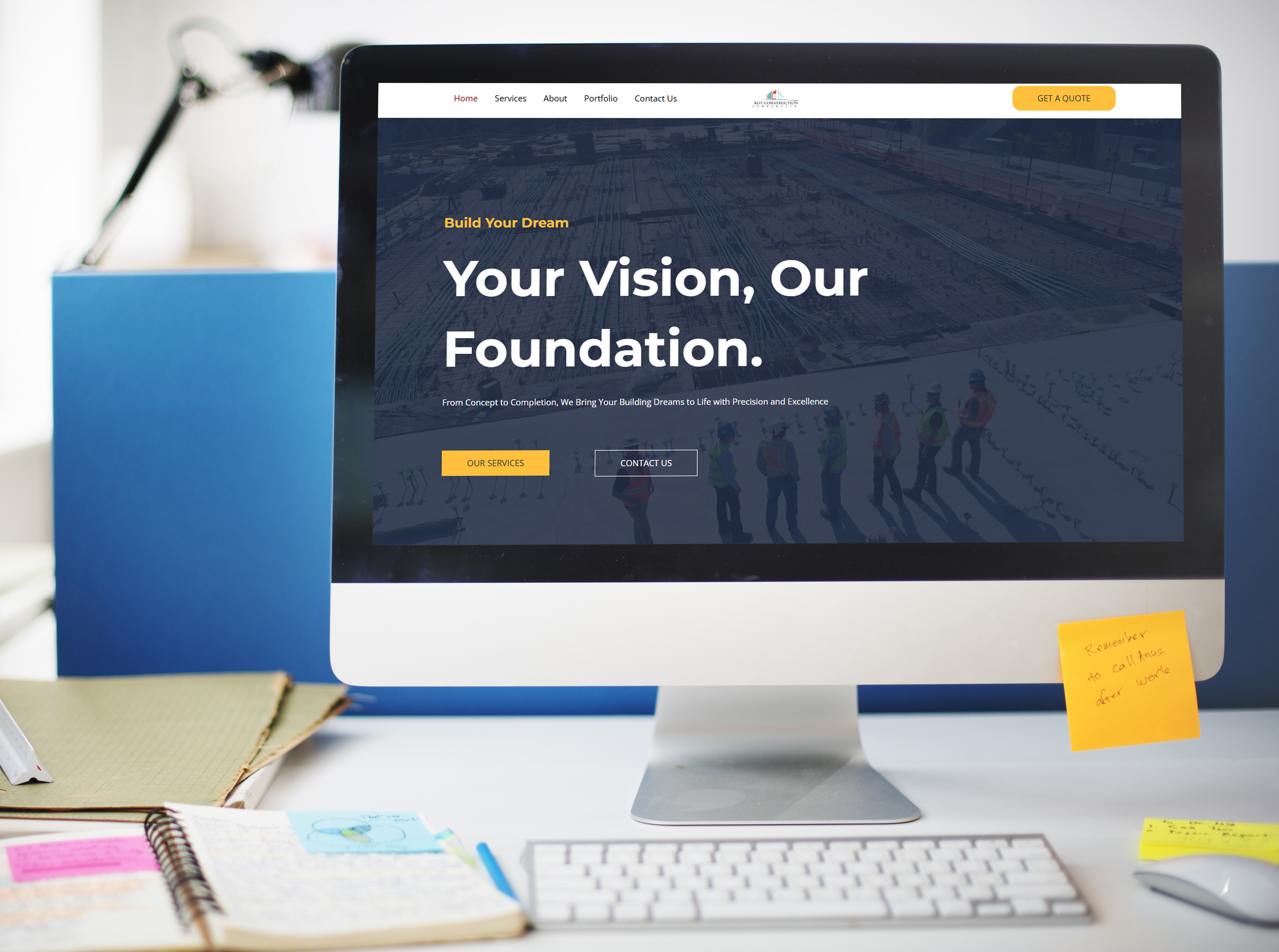 KOT Construction Corporate Website — Abuja