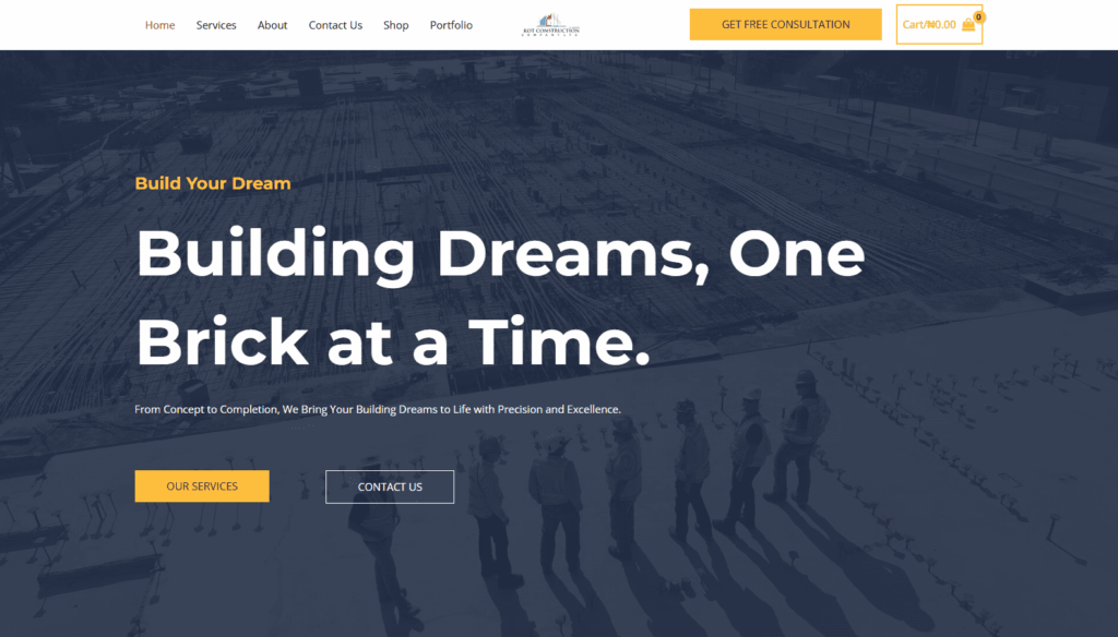 Website Designer in Nigeria - kotconstruction